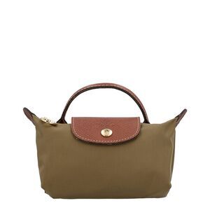 Longchamp Le Pliage Canvas Pochette, Green
